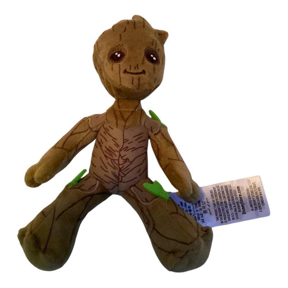 Disney Parks Marvel Guardians Groot 7" Plush Stuffed Toy - Picture 4 of 4